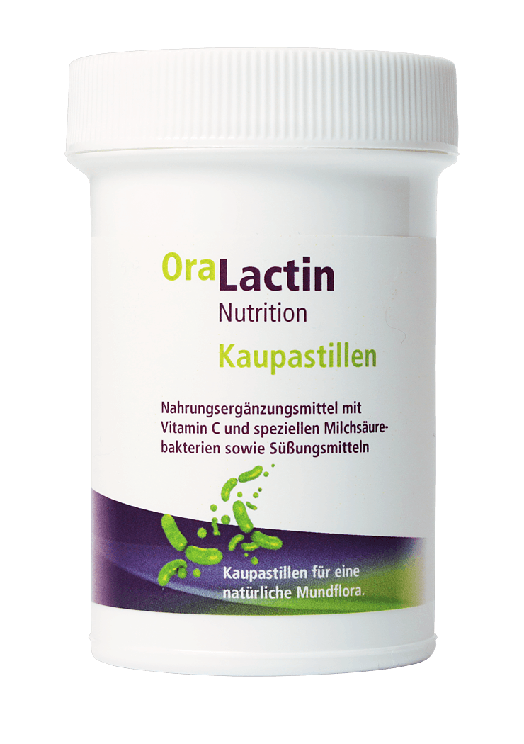 OraLactin Nutrition Chewable Tablets tin, 30 tablets