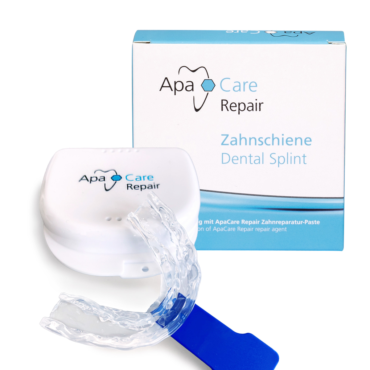 ApaCare Repair dental splint with case and box