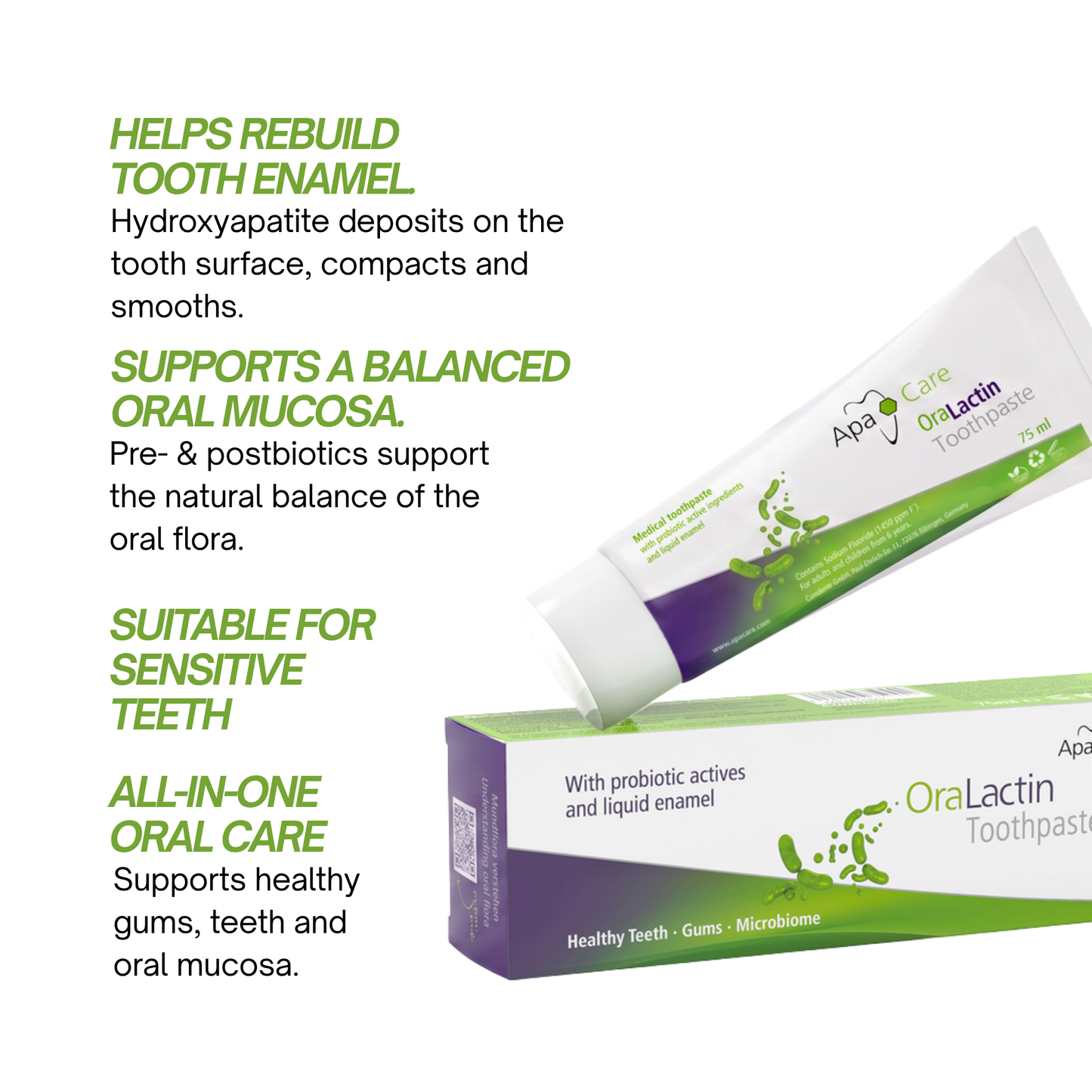 ApaCare OraLactin Toothpaste 75 ml