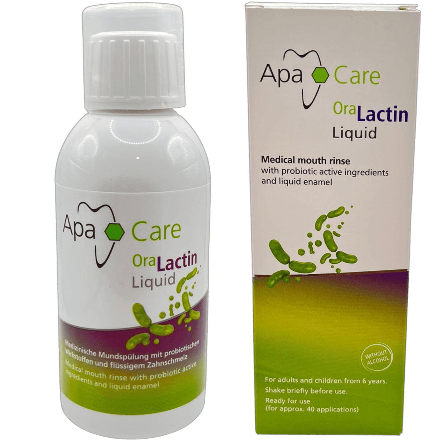 ApaCare Liquid Mouthwash 200ml bottle and box