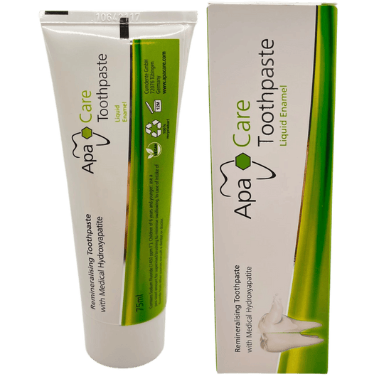 ApaCare Remineralising Toothpaste 75ml tube and box