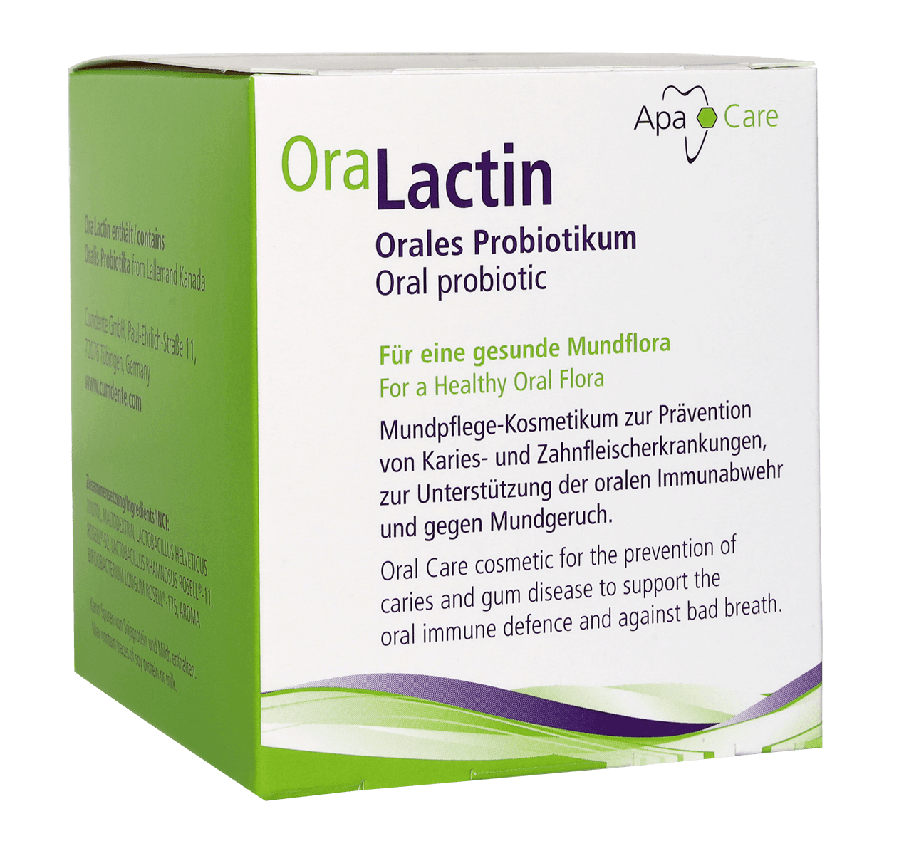 OraLactin Oral Probiotic Sachets box, 30 x 1g